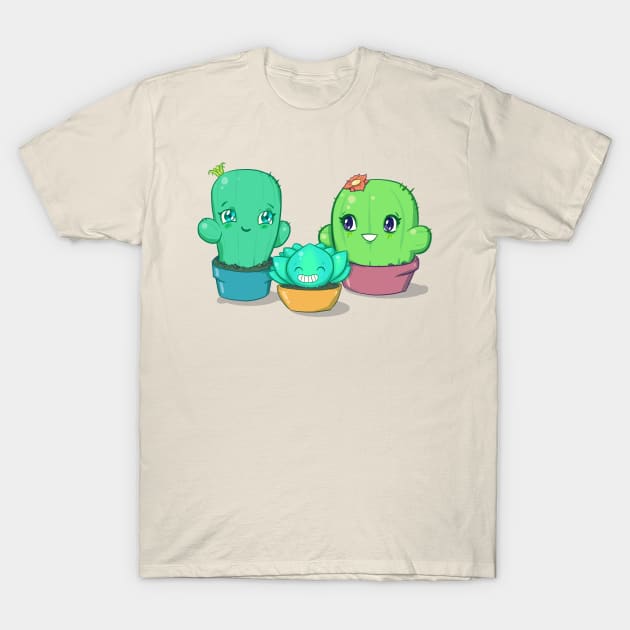 Succulents T-Shirt by LVBart